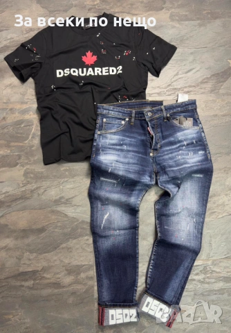 DSQUARED2 Мъжка Тениска👕Мъжка Блуза С Къс Ръкав - Различни Модели Код NGHSP7, снимка 8 - Тениски - 53690219