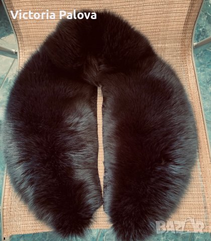 Яка и наръкавници от полярна лисица/естествен косъм, снимка 14 - Палта, манта - 38966210