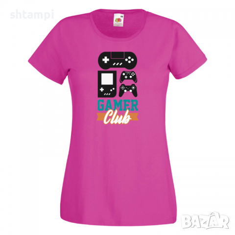 Дамска тениска Gamer Club, снимка 6 - Тениски - 36191086