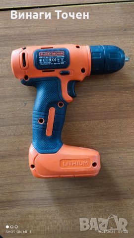 Мини винтоверт Black+Decker BDCD8, снимка 2 - Винтоверти - 35841396