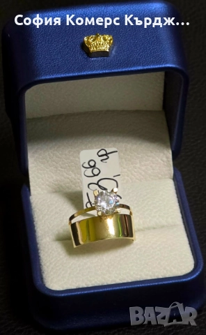 💍 ЗЛАТЕН ПРЪСТЕН ⚖️ 3.66 гр./14 карата 🤚 58 размер