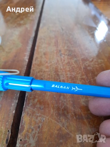 Стара писалка,химикал,химикалка БГА Балкан,Balkan #4, снимка 5 - Други ценни предмети - 40369156