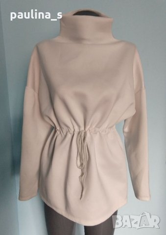 Брандова туника / суичър с кожен ефект "Ekinoks" time / голям размер , снимка 2 - Суичъри - 35851935