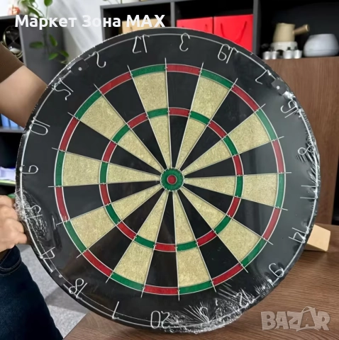 18-инчова професионална дартс дъска със съвместимост със стрели със стоманени върхове 