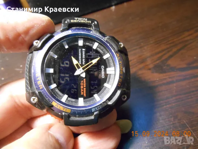 Casio SGW-450H-2BER с двоен сензор с термометър висотомер, снимка 10 - Мъжки - 47610232