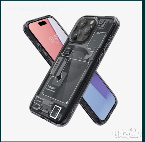 Подсилен Кейс за Apple iPhone 15 / Pro Max / 14 / 14 Pro / 13, снимка 4 - Калъфи, кейсове - 44736156