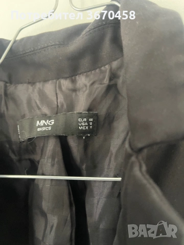 Сако дамско MANGO с хастар като ново EU 44, снимка 3 - Сака - 53721744
