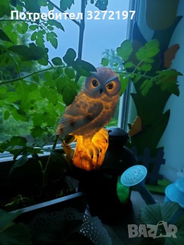 Соларна лампа, LED, Бухал , снимка 15 - Соларни лампи - 41627425