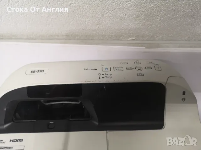 Проектор - Epson EB-570W / H605B , снимка 6 - Плейъри, домашно кино, прожектори - 55944830