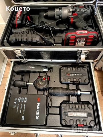 20 V - Ударен винтоверт Parkside/Парксайд PSBSAP 20 Li - B3 , снимка 5 - Винтоверти - 53845501