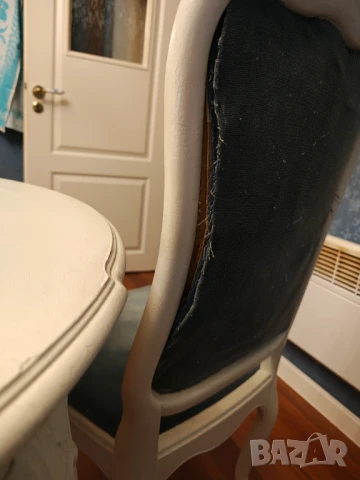 Бароков масивен дървен комплект маса с 4 стола разпродажба , снимка 10 - Маси - 50982046