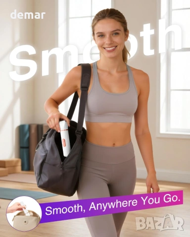 Дамска самобръсначка - 3-в-1 тример, LED дисплей, IPX7, снимка 7 - Електрически самобръсначки - 53777900