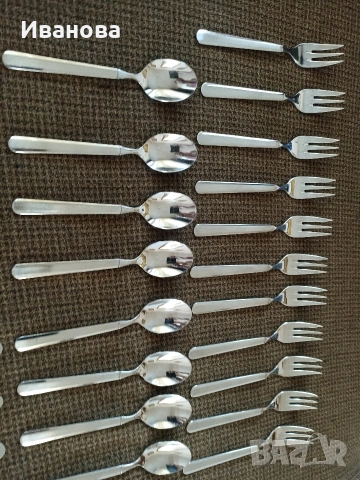 Комплект немски прибори за хранене Solingen , снимка 7 - Прибори за хранене, готвене и сервиране - 53141559