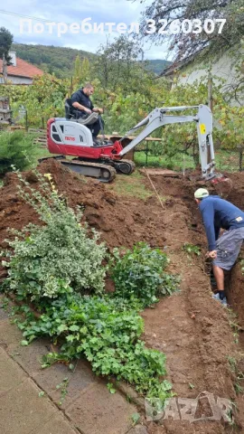 услуги с мини багер и самосвал,Кърти, ЧИСТИ, ЧИСТИ тел 0894025239 , снимка 7 - Индустриална техника - 43913242