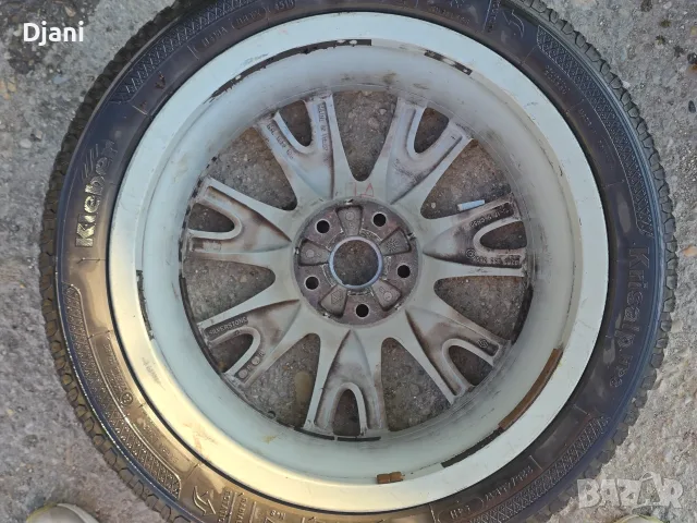 Оригинални Renault Silverstone 17" 5x108 + зимни гуми 225/45 R17 - 130€, снимка 3 - Гуми и джанти - 56183788