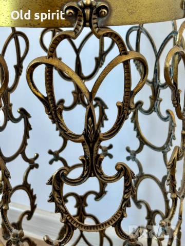 Антикварна стойка за чадъри от бронз, снимка 4 - Антикварни и старинни предмети - 52266008