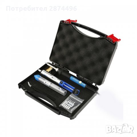 1745 ПОЯЛНИК 60 W - РЕГУЛИРУЕМ В КУФАР С АКСЕСОАРИ, снимка 2 - Поялници и запояване - 35820789