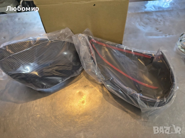 За Alfa Romeo Giulia 17-20 Декоративен капак за външно огледало, стил карбон, снимка 2 - Аксесоари и консумативи - 53255251