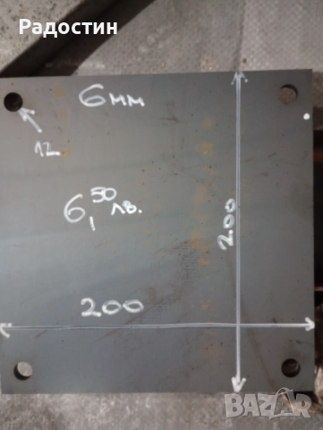 Метални планки с отвори