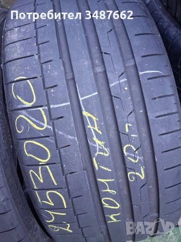 245 30 20 Континентал 2бр летни , снимка 2 - Гуми и джанти - 53837921