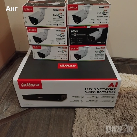 DAHUA Nvr и 12 бр. ip камери