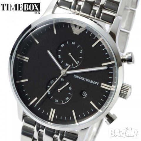 Emporio Armani AR0389 Gianni Chronograph. Нов мъжки часовник