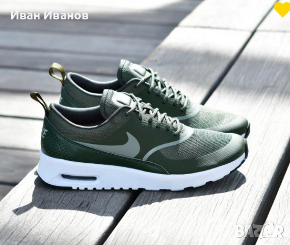 маратонки  Nike AIR MAX Thea Khaki  номер 38-38,5, снимка 2 - Маратонки - 40940542