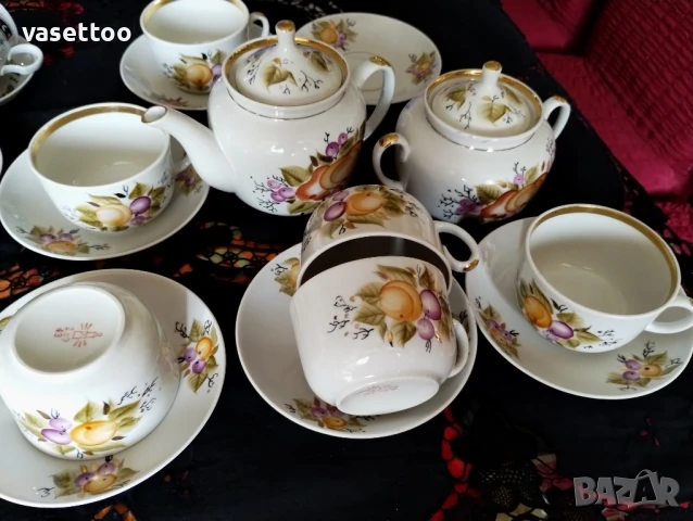 Руски сервизи за чай, снимка 4 - Сервизи - 51090183