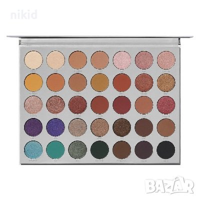 35 цвята MORPHE THE JACLYN HILL EYESHADOW PALETTE СЕНКИ ПАЛИТРА сенки за очи палитра грим, снимка 2 - Козметика за лице - 41724635