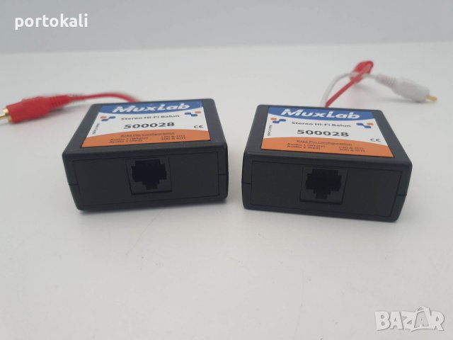 Hi-Fi Balun Видео - аудио Балун преходник съединение RJ-45 RCA, снимка 4 - Друга електроника - 41345959