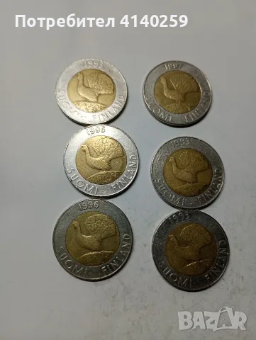 ФИНЛАНДИЯ МОНЕТИ 10 МАРКИ , снимка 5 - Нумизматика и бонистика - 56230092