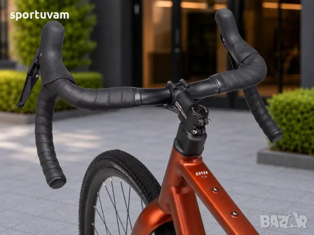 Нов гравел велосипед CTM KOYUK 1.0 700C – Shimano GRX, карбонова вилка, внос от Словакия, снимка 5 - Велосипеди - 55861011