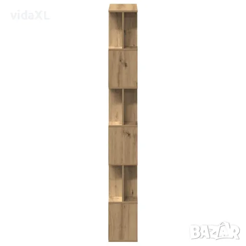 vidaXL Библиотека, дъб артизан, 80x24x192 см, инженерно дърво, снимка 5 - Етажерки - 56148266