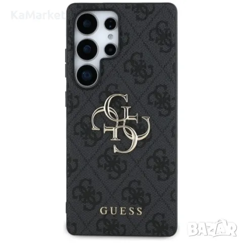 Оригинален кейс Guess Big 4G Logo Classic, За Samsung Galaxy S25 Ultra, Черен и Протектор, снимка 2 - Калъфи, кейсове - 48907006