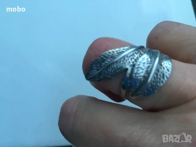 Красив сребърен пръстен,   тегло 3.44г ,  проба 925. , снимка 1