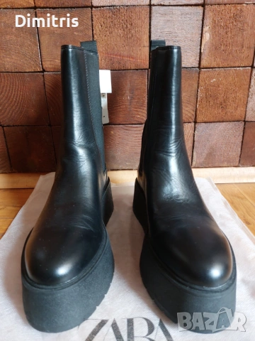 Дамски кожени боти