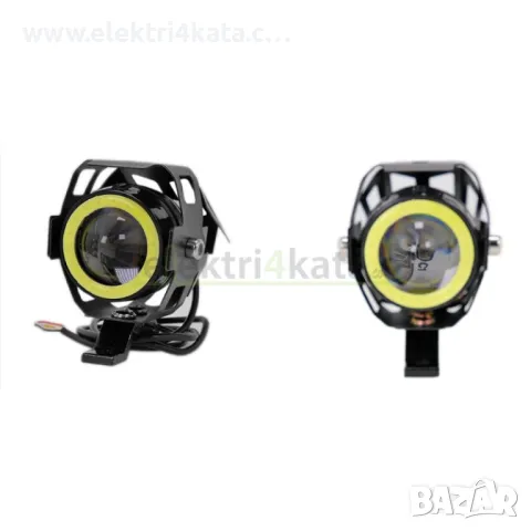 LED фар с дневна светлина за електрически скутер или тротинетка 12V-80V, снимка 3 - Части - 48774333