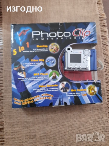 20€ ЦИФРОВ ФОТОАПАРАТ ЗАПАЗЕН ФОТОКЛИП БЪЛГАРСКИ, снимка 3 - Фотоапарати - 53303762