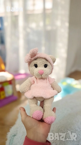 Плетено мече, снимка 4 - Плюшени играчки - 52260171