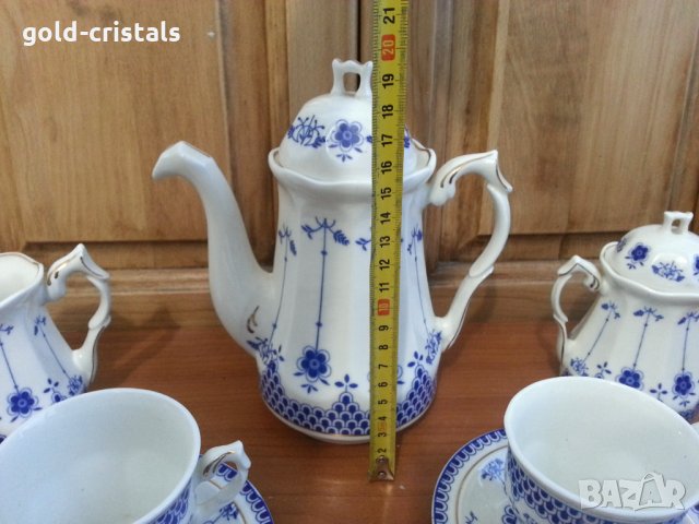 Стар сервиз фин костен порцелан, снимка 2 - Антикварни и старинни предмети - 35927502