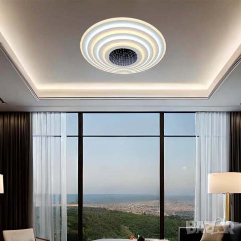 Лед плафон с дистанционно, снимка 4 - Лед осветление - 53469518