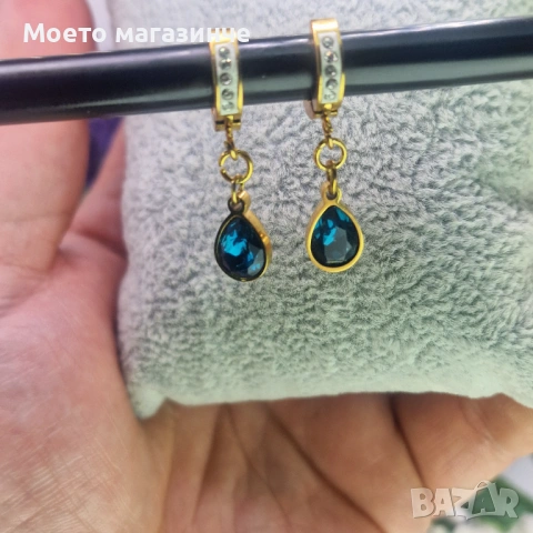 Обеци от медицинска стомана - различни модели, снимка 5 - Обеци - 53110630