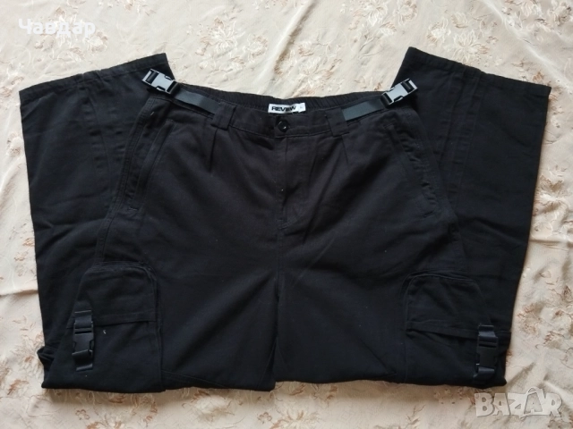 Мъжки карго панталон REVIEW - размер XL/XXL, снимка 2 - Панталони - 51755037