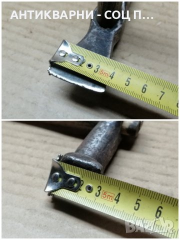 Стар Кован Обущарски Чук / 0,4 кг. , снимка 3 - Антикварни и старинни предмети - 44355991