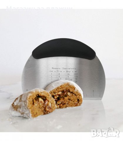 МЕТАЛНА ШПАТУЛА ЗА ТЕСТО С МЕРНИ ЕДИНИЦИ - код  2998, снимка 9 - Прибори за хранене, готвене и сервиране - 34140361