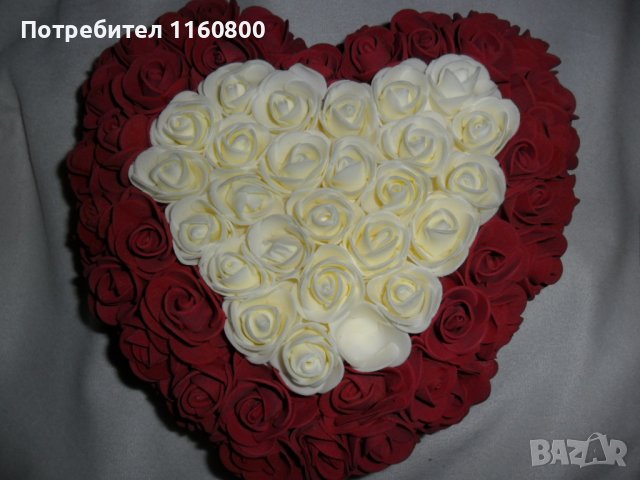 Сърце от рози, снимка 2 - Романтични подаръци - 38953093