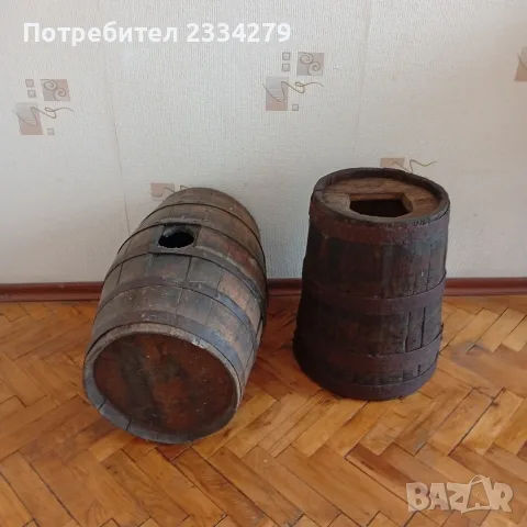 Стари дървени съдове, крини за зърно и сита за брашно и други. , снимка 11 - Антикварни и старинни предмети - 52320068