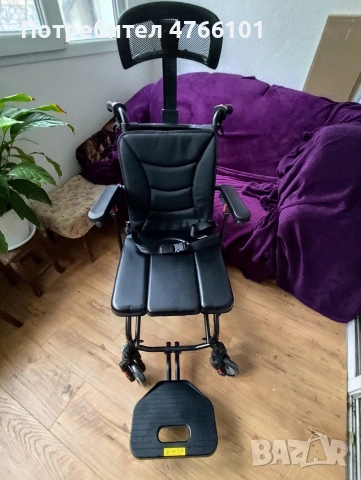 Сгъваема инвалидна количка , снимка 3 - Инвалидни колички - 53843971