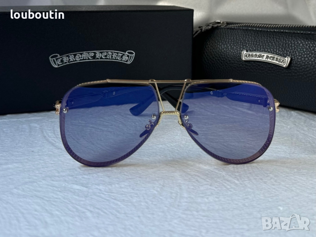 CHROME HEARTS мъжки слънчеви очила, снимка 8 - Слънчеви и диоптрични очила - 44700860