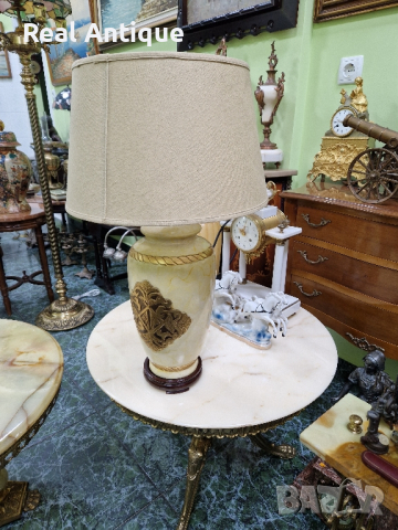 Прекрасна голяма антикварна белгийска порцеланова нощна лампа , снимка 6 - Антикварни и старинни предмети - 44838351